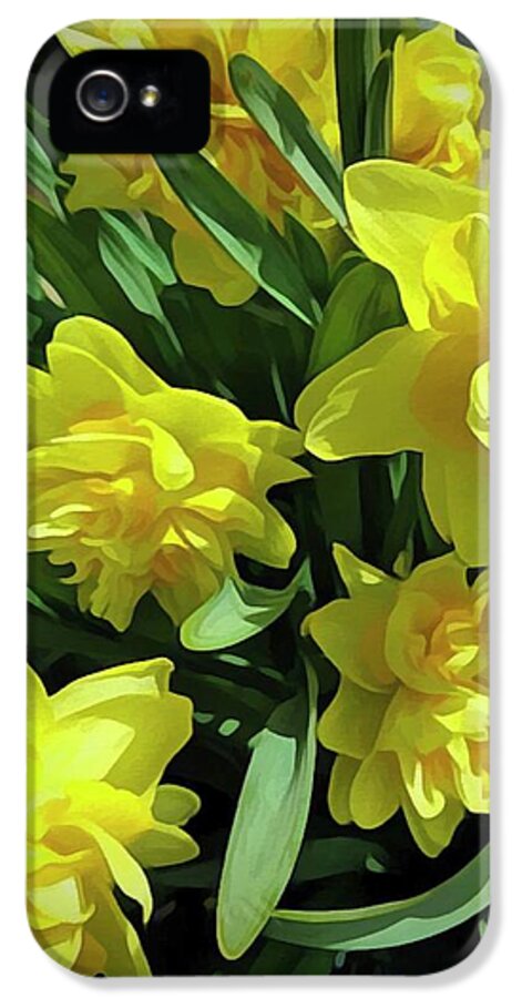 Bright Yellow Daffodils - Phone Case