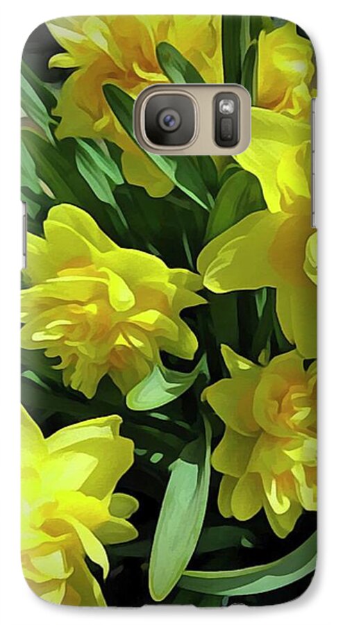 Bright Yellow Daffodils - Phone Case