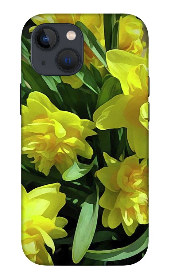 Bright Yellow Daffodils - Phone Case