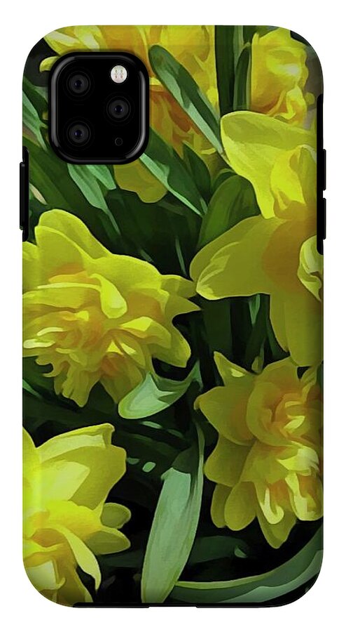 Bright Yellow Daffodils - Phone Case