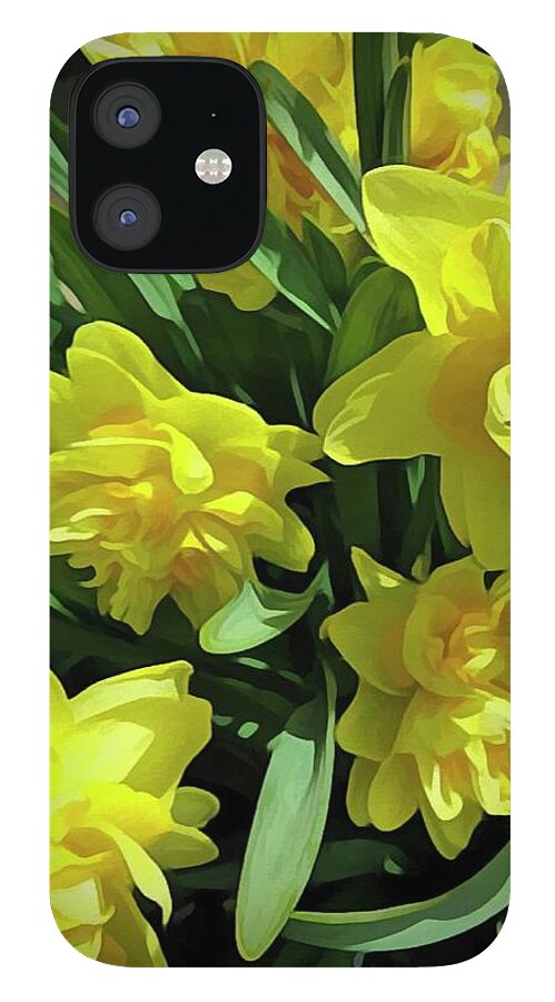 Bright Yellow Daffodils - Phone Case