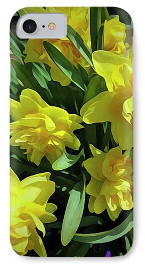 Bright Yellow Daffodils - Phone Case