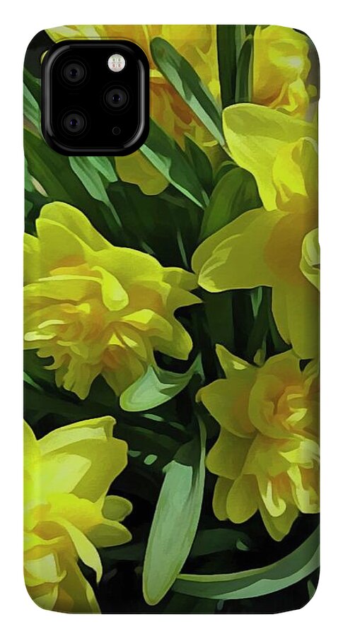 Bright Yellow Daffodils - Phone Case