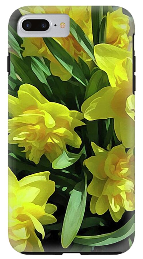 Bright Yellow Daffodils - Phone Case