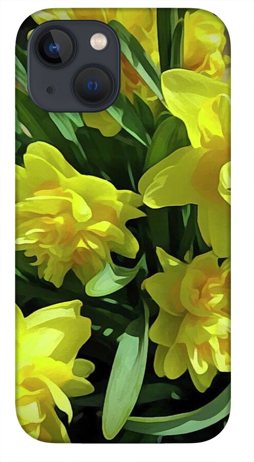 Bright Yellow Daffodils - Phone Case