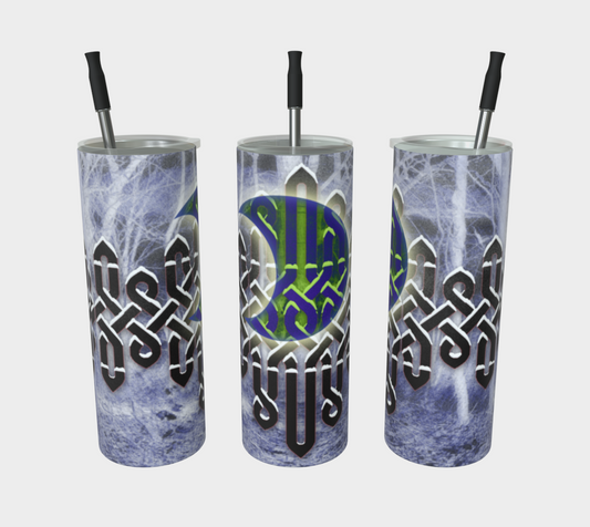 Celtic Midnight Blues Stainless Steel Tumbler