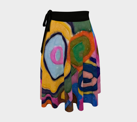 Warm Autumn Bubbles Wrap Skirt
