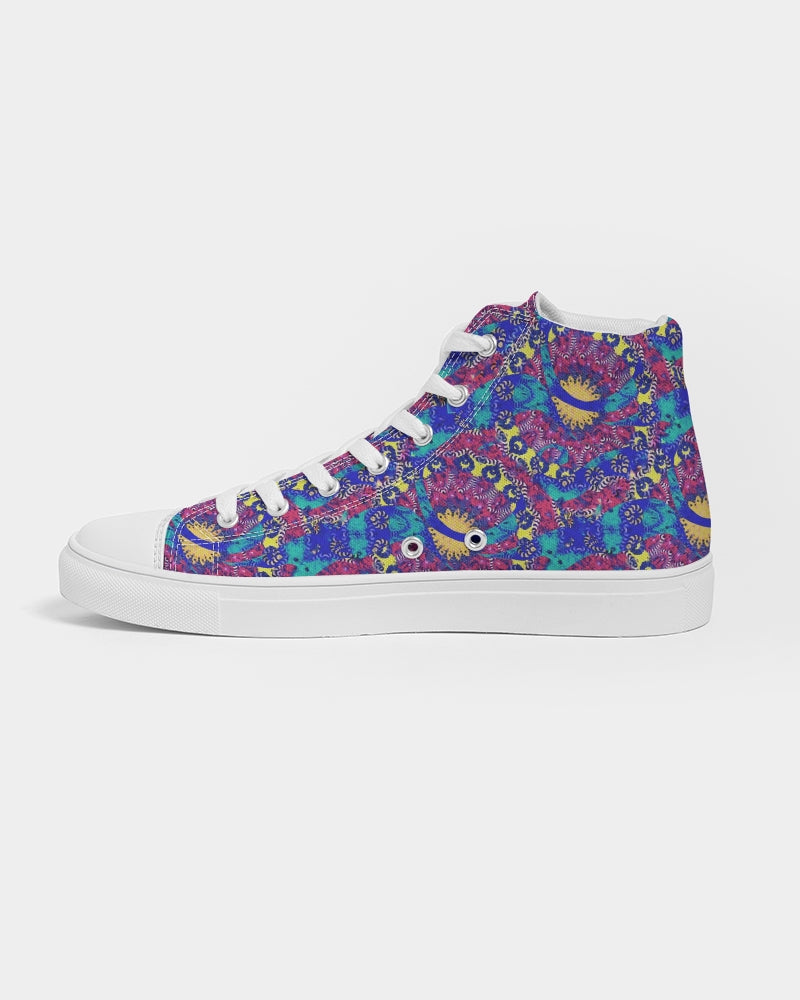 Caribbean Grafitti Women's Hightop Canvas Shoe
