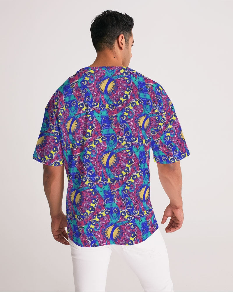 Caribbean Grafitti Men's All-Over Print Premium Heavyweight Tee