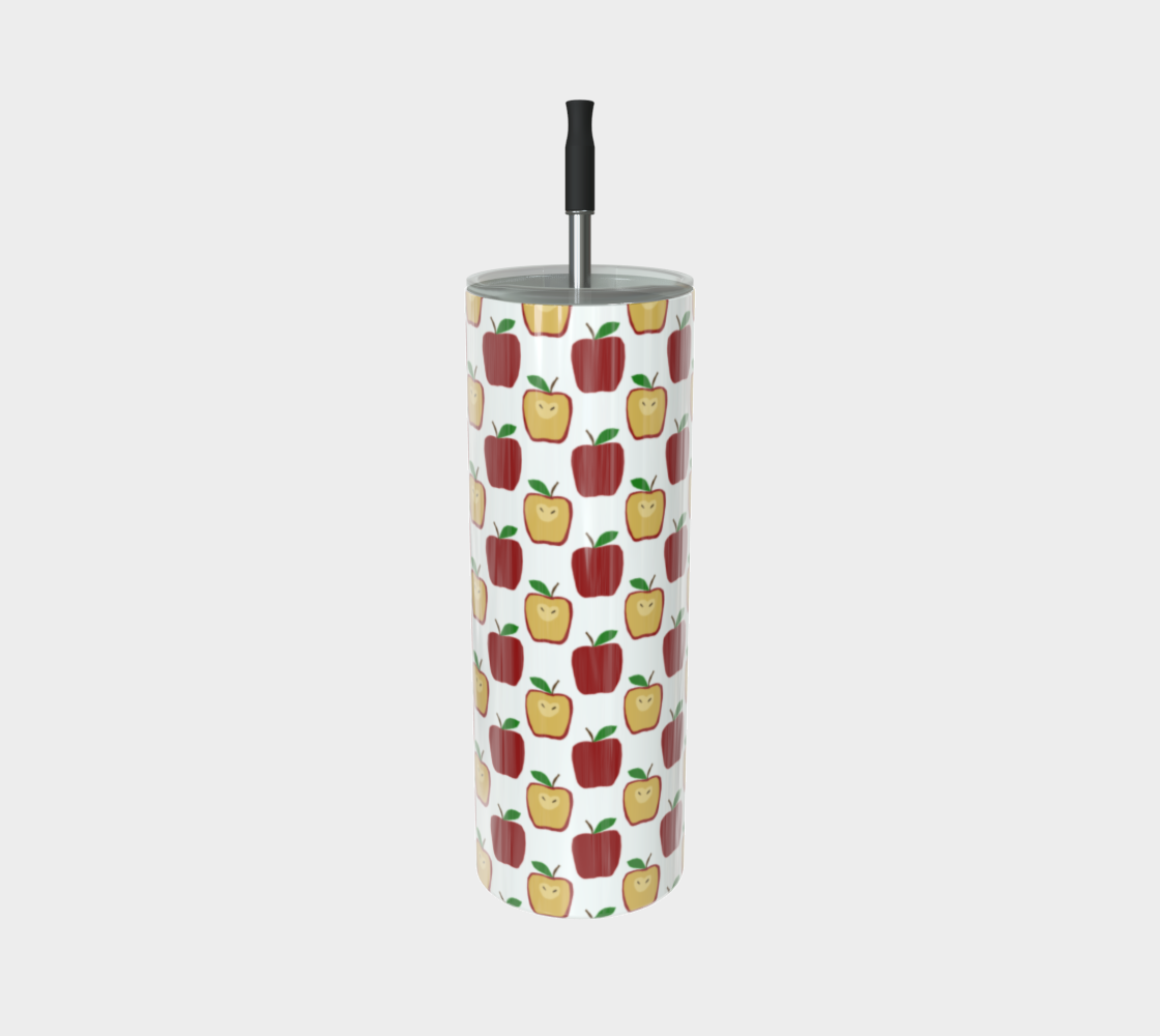 Apple Polkadots Stainless Steel Tumbler