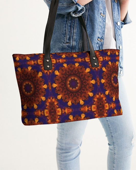 Blue Orange Red Kaleidoscope Stylish Tote