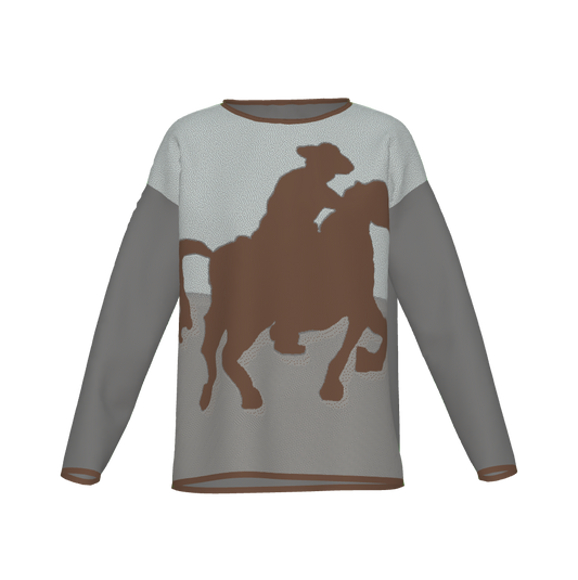 Cowboy On a Horse Knit Sweater
