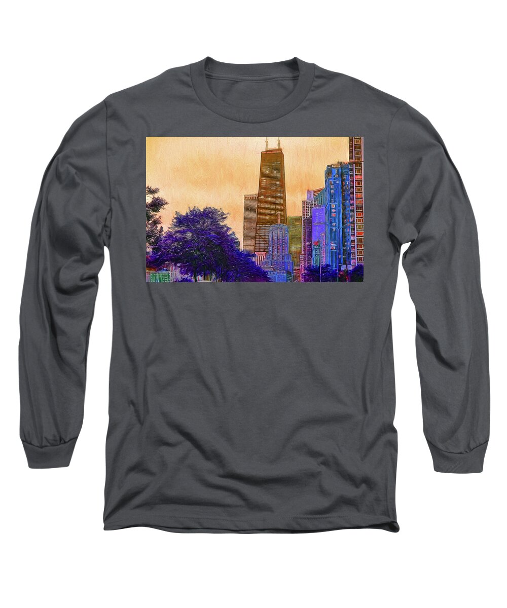 Chicago From The North - Long Sleeve T-Shirt