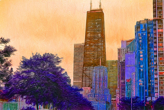 Chicago from The North Digital Image Download