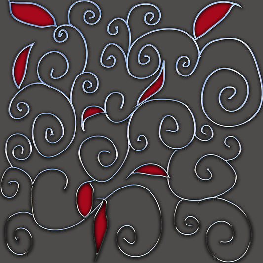 Chrome Vines Digital Image Download