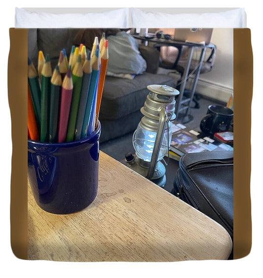 Colored Pencils - Duvet Cover