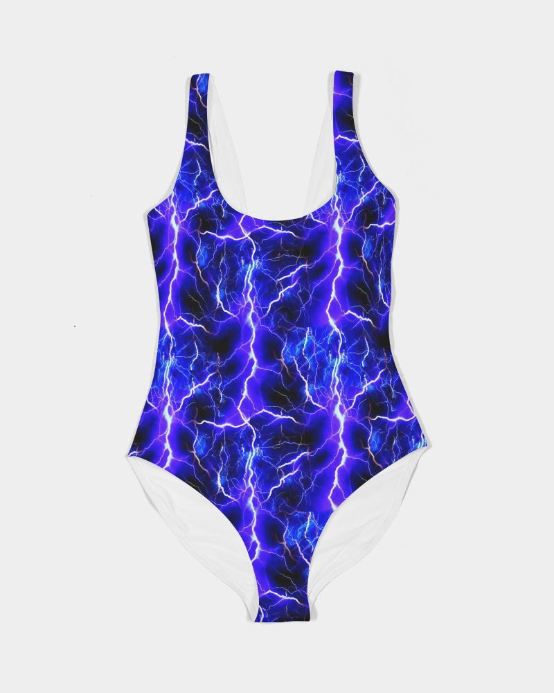 Blue Lightning Women's All-Over Print One-Piece Swimsuit