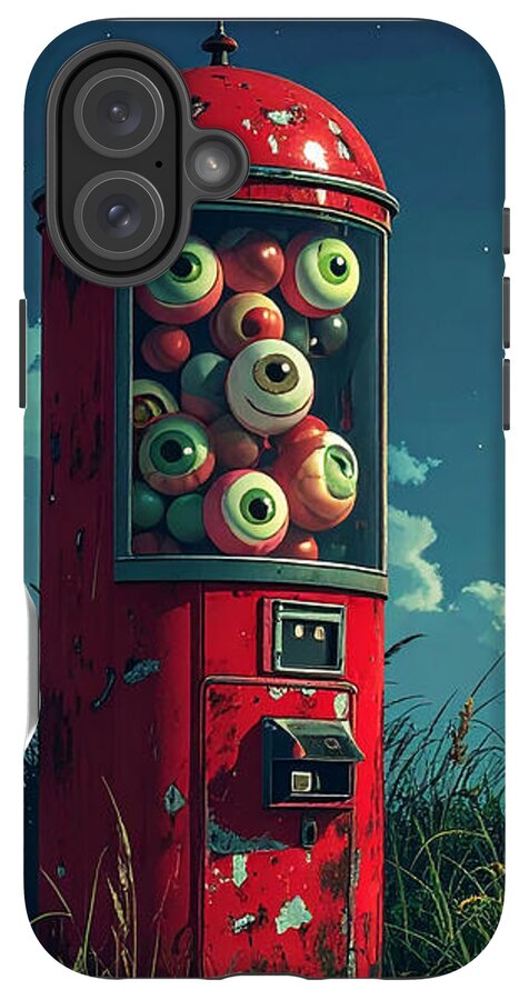Eerie Eyeball Vending Machine - Phone Case