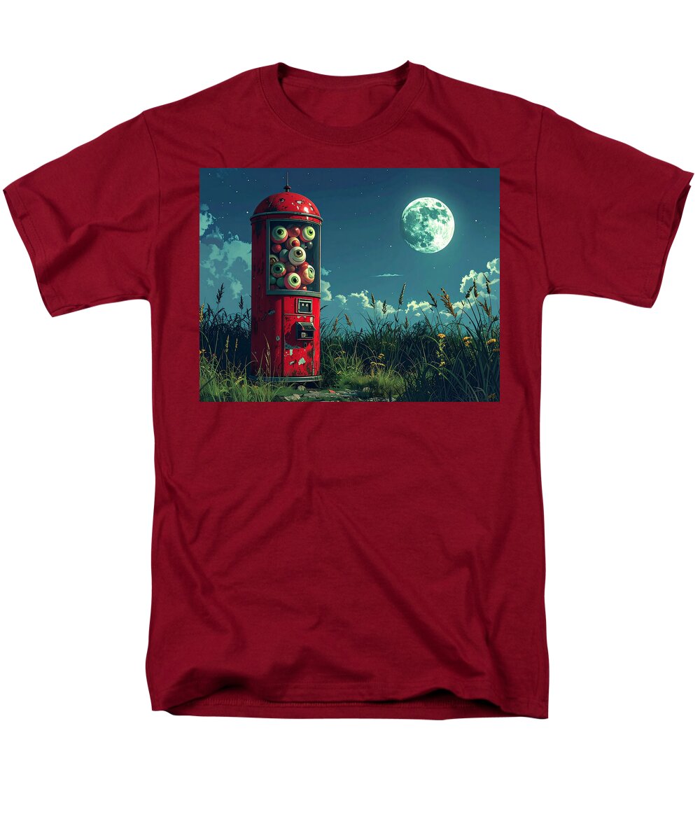 Eerie Eyeball Vending Machine - Men's T-Shirt  (Regular Fit)