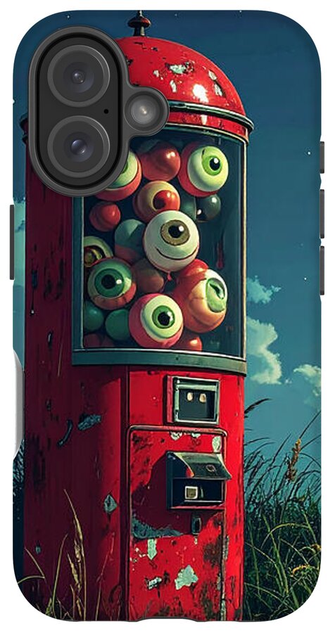 Eerie Eyeball Vending Machine - Phone Case