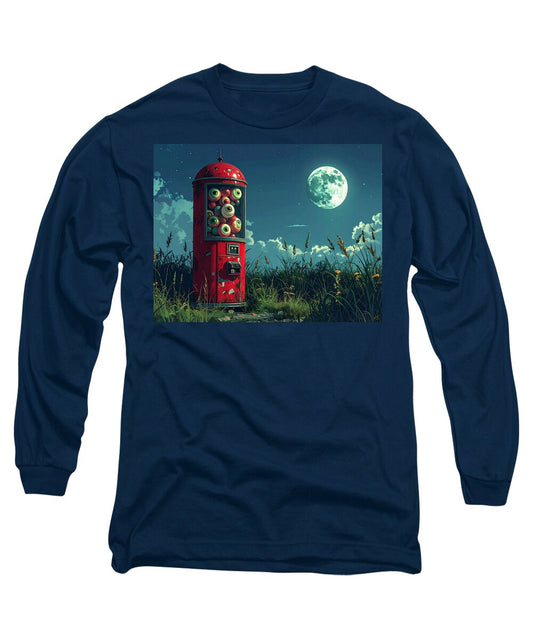 Eerie Eyeball Vending Machine - Long Sleeve T-Shirt