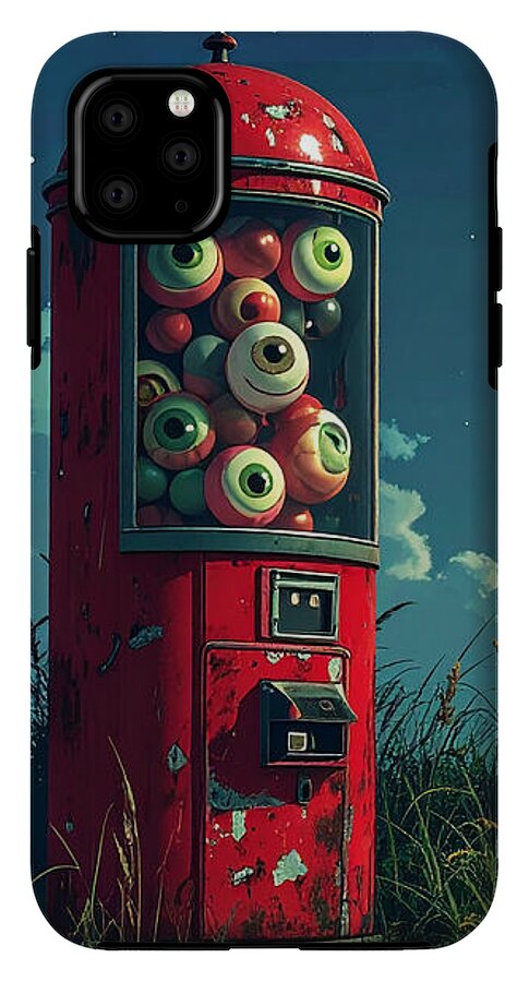 Eerie Eyeball Vending Machine - Phone Case