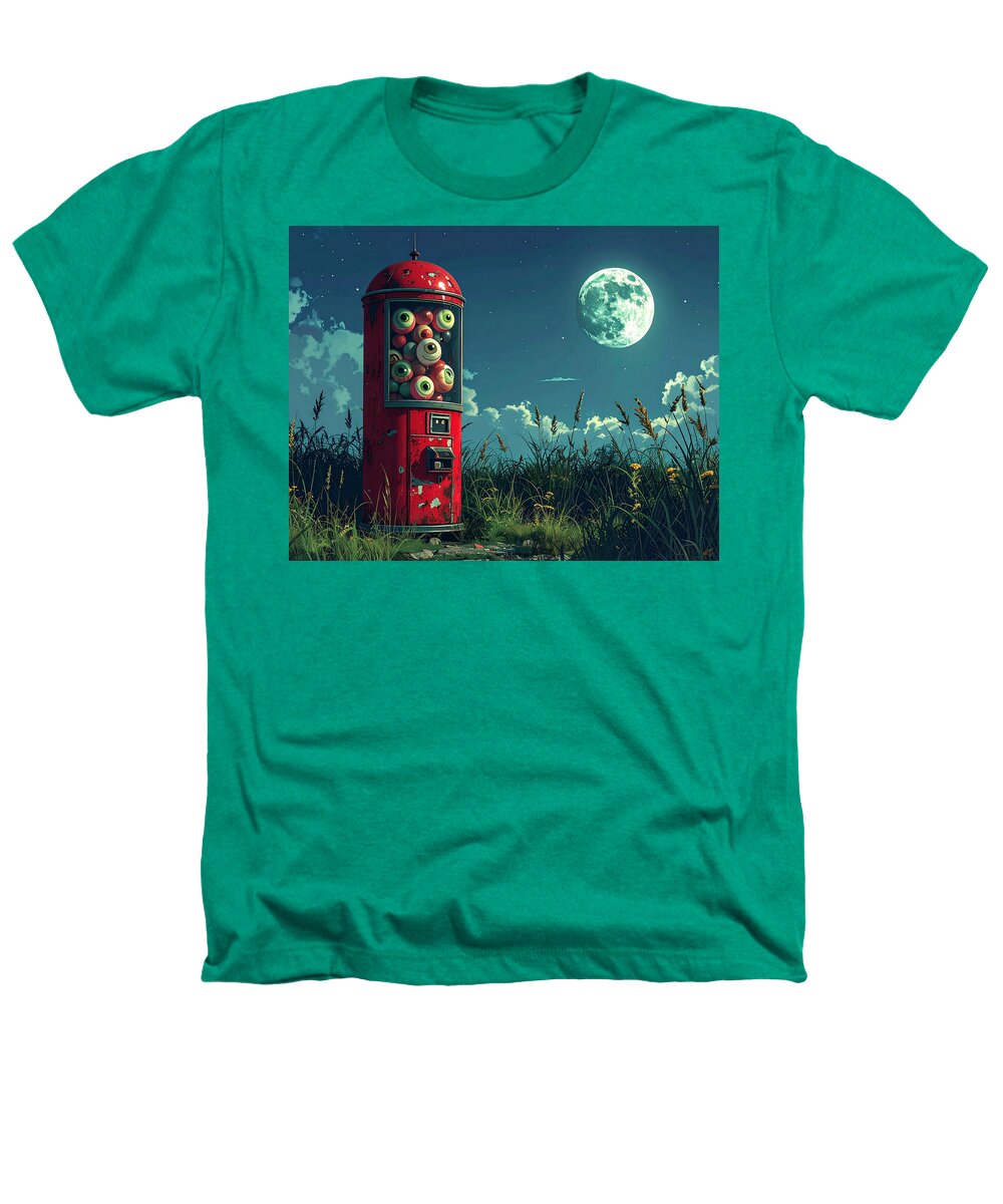 Eerie Eyeball Vending Machine - Heathers T-Shirt