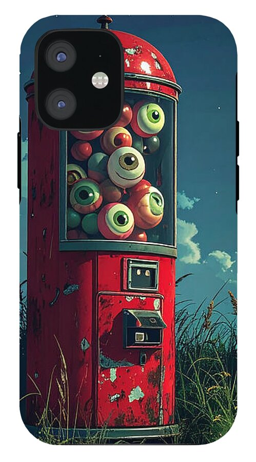 Eerie Eyeball Vending Machine - Phone Case
