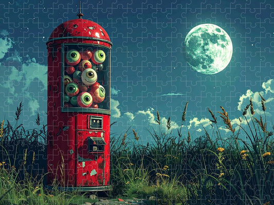 Eerie Eyeball Vending Machine - Puzzle