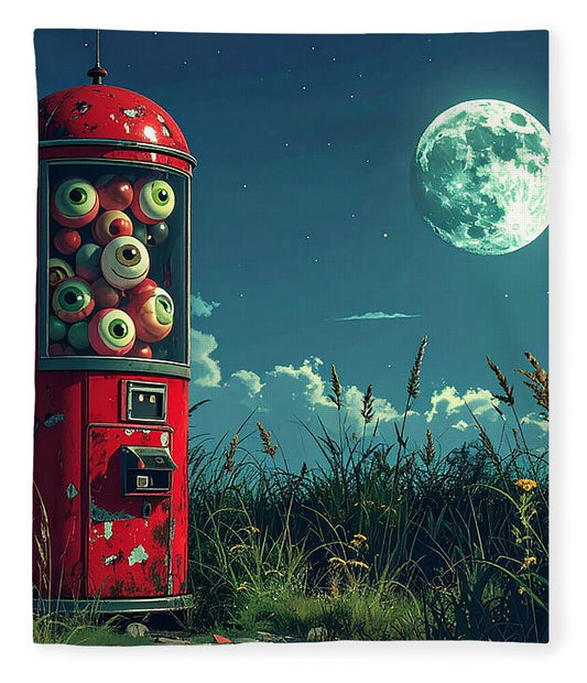 Eerie Eyeball Vending Machine - Blanket