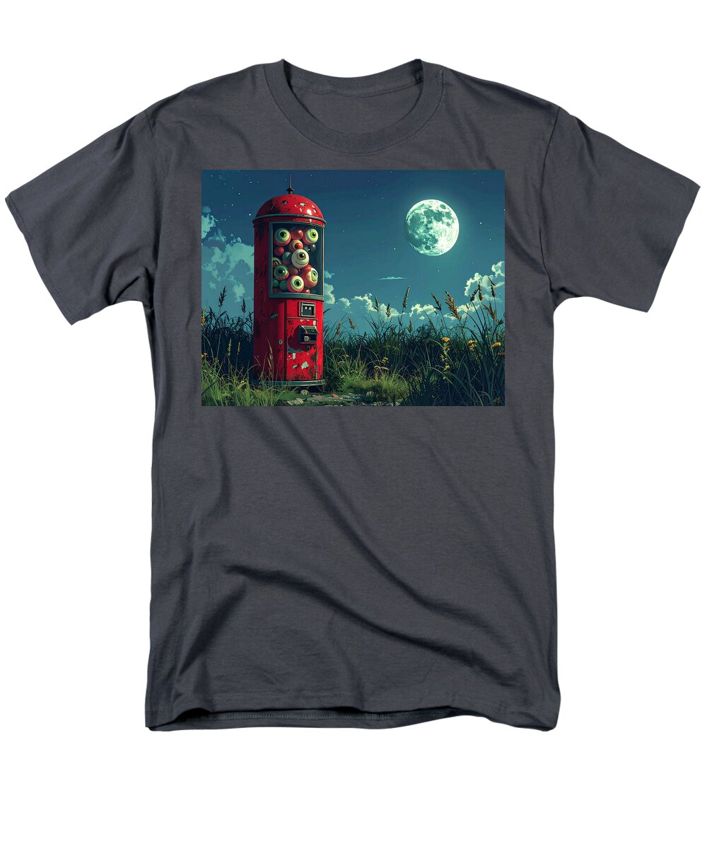 Eerie Eyeball Vending Machine - Men's T-Shirt  (Regular Fit)