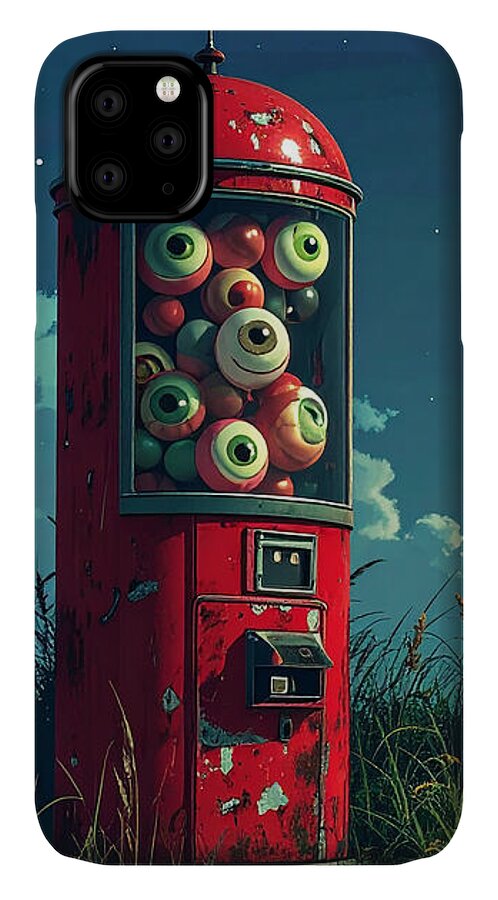 Eerie Eyeball Vending Machine - Phone Case