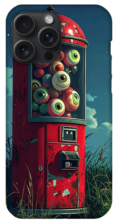 Eerie Eyeball Vending Machine - Phone Case