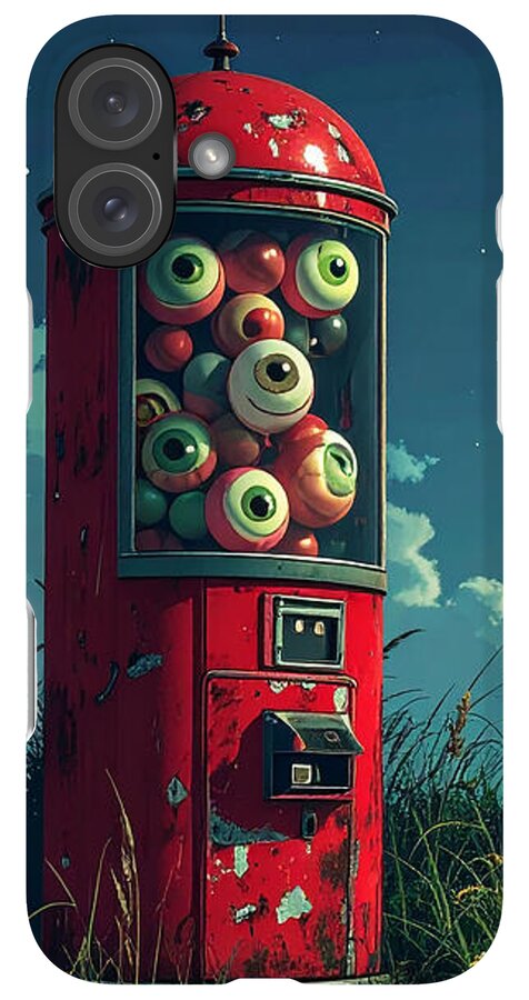 Eerie Eyeball Vending Machine - Phone Case