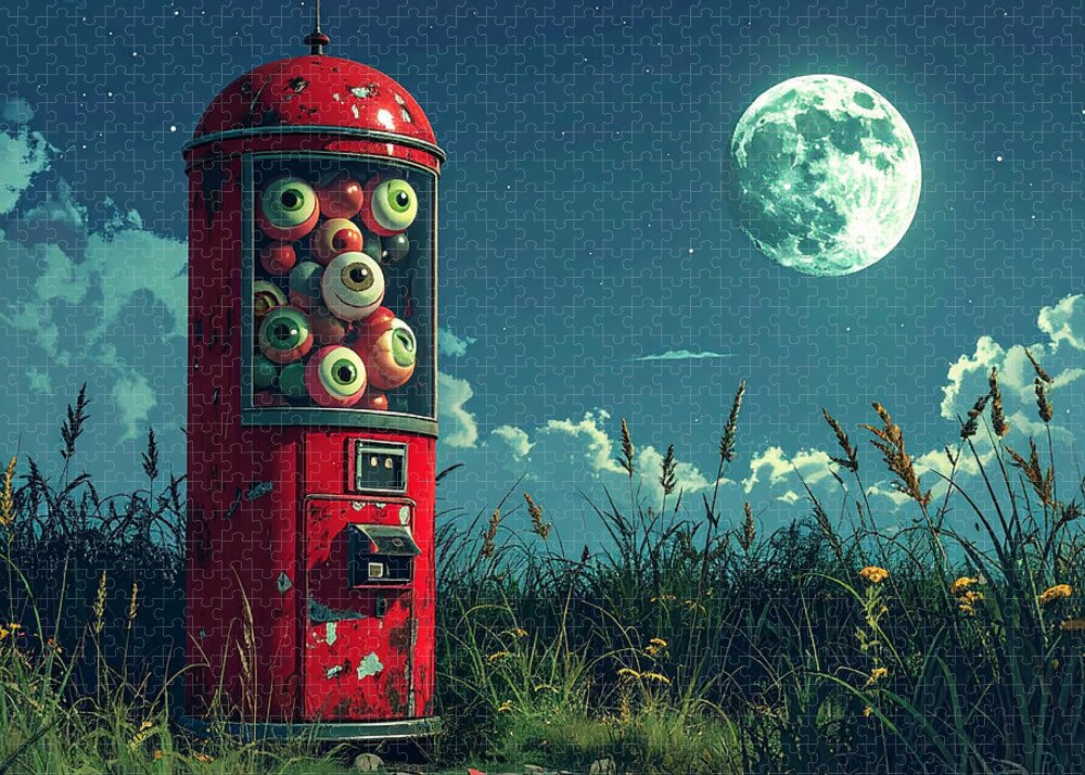 Eerie Eyeball Vending Machine - Puzzle