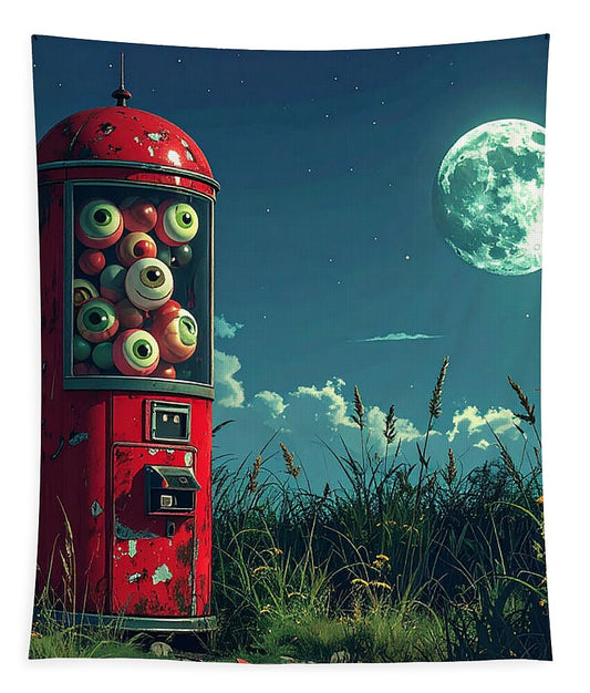 Eerie Eyeball Vending Machine - Tapestry