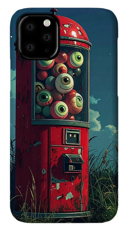 Eerie Eyeball Vending Machine - Phone Case
