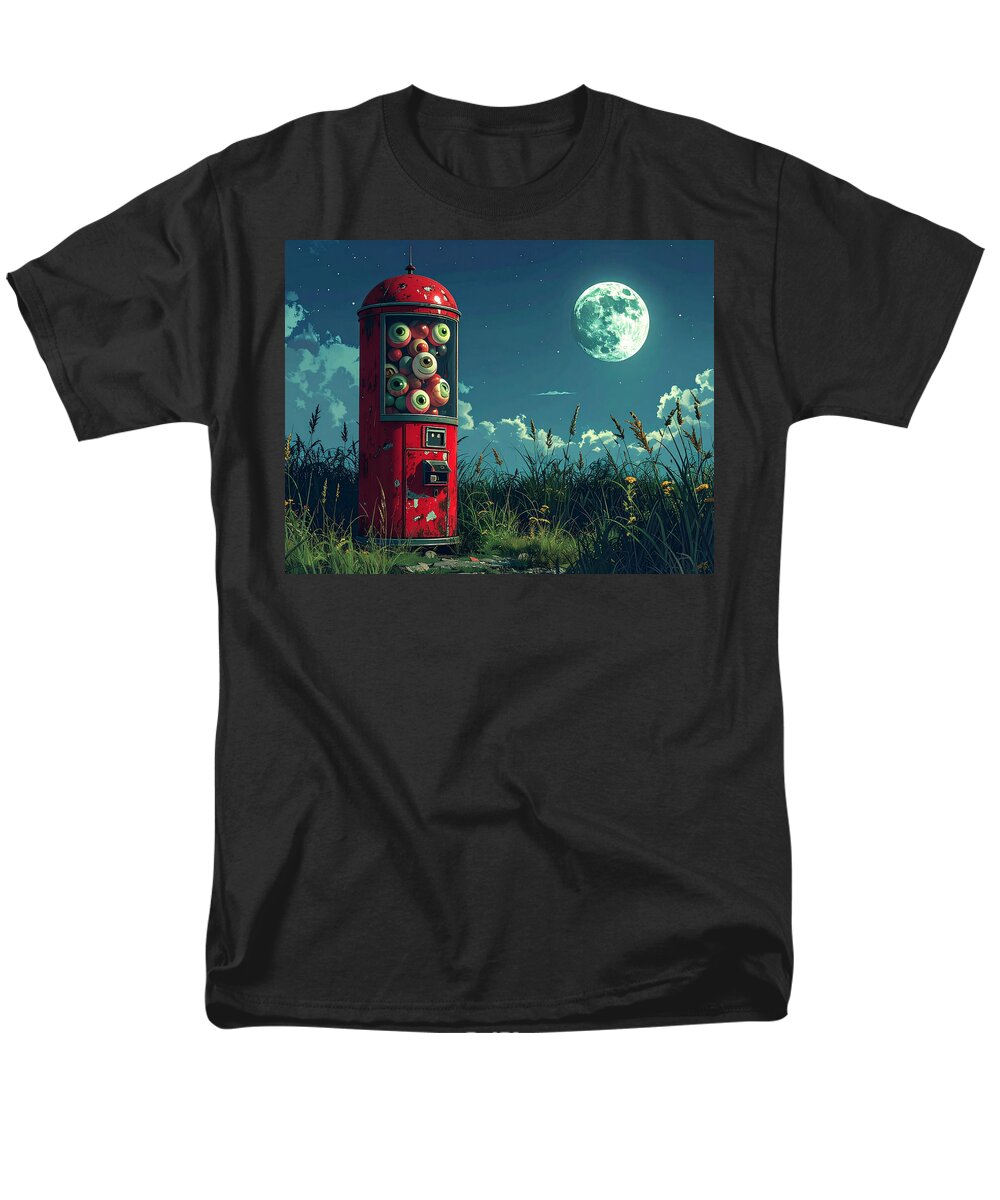 Eerie Eyeball Vending Machine - Men's T-Shirt  (Regular Fit)