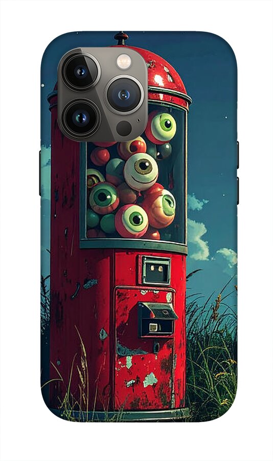 Eerie Eyeball Vending Machine - Phone Case