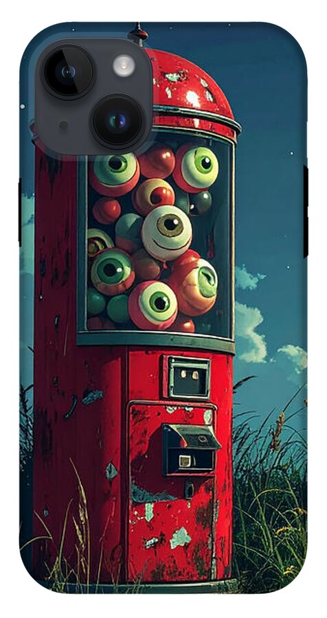 Eerie Eyeball Vending Machine - Phone Case