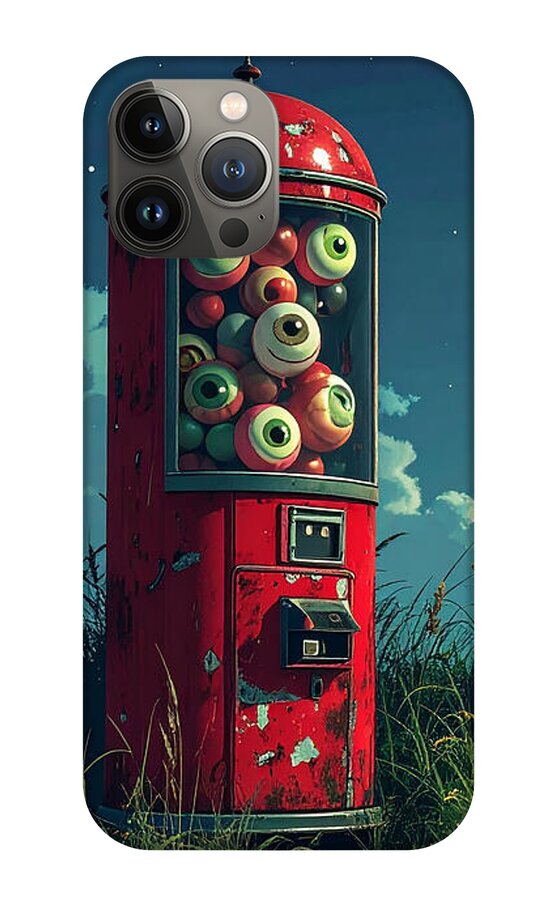 Eerie Eyeball Vending Machine - Phone Case