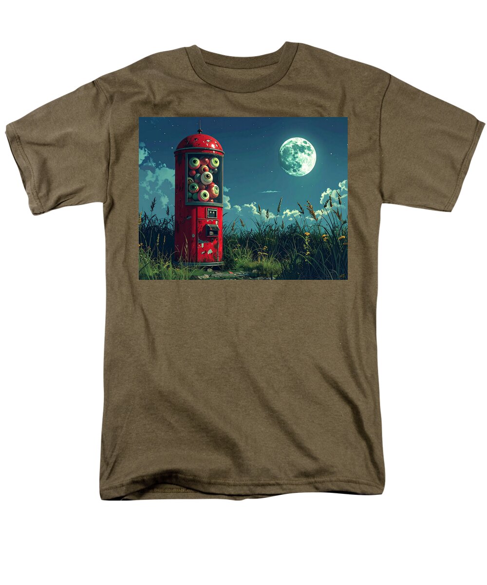 Eerie Eyeball Vending Machine - Men's T-Shirt  (Regular Fit)