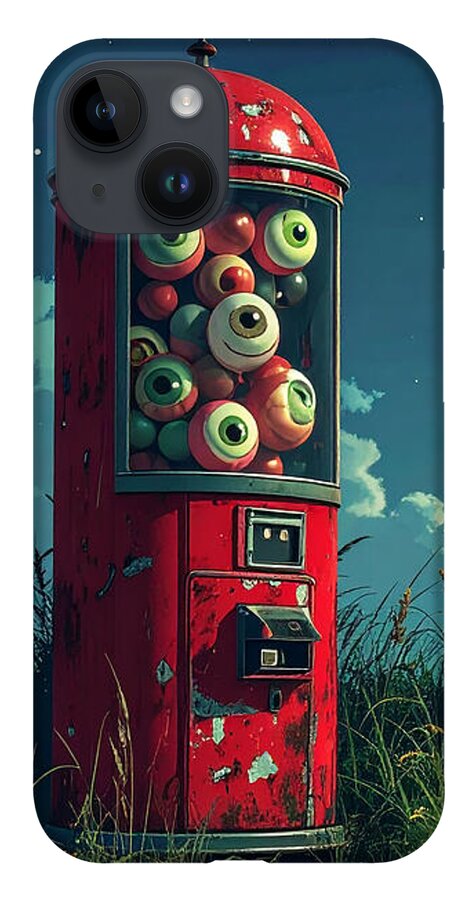 Eerie Eyeball Vending Machine - Phone Case