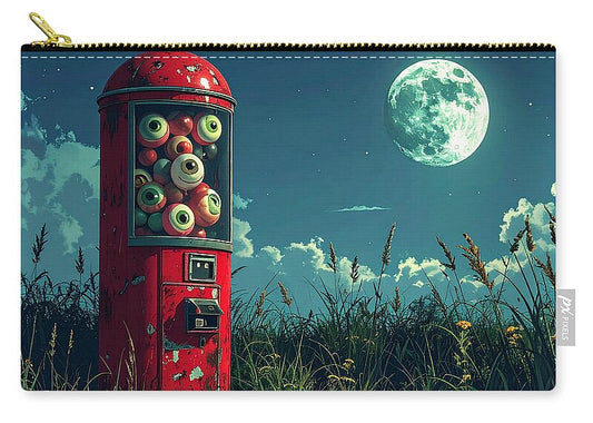 Eerie Eyeball Vending Machine - Zip Pouch