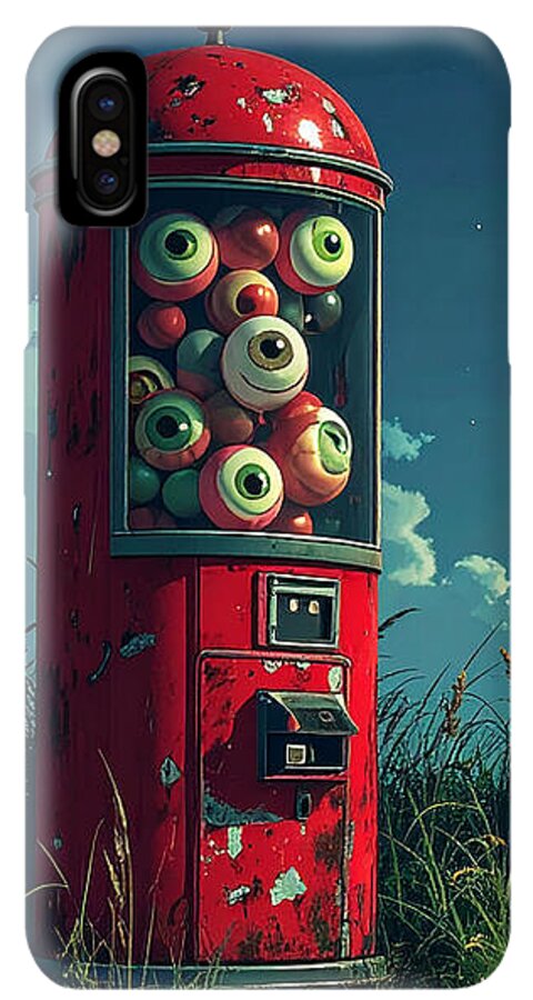 Eerie Eyeball Vending Machine - Phone Case