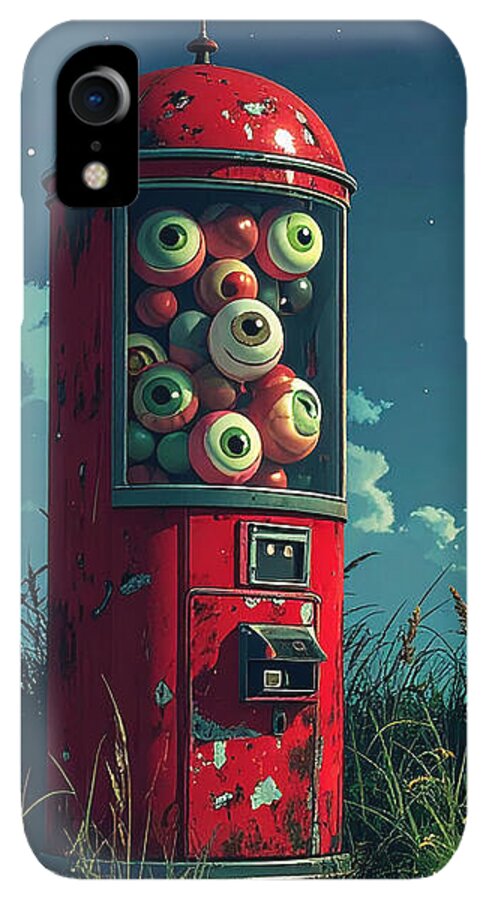 Eerie Eyeball Vending Machine - Phone Case