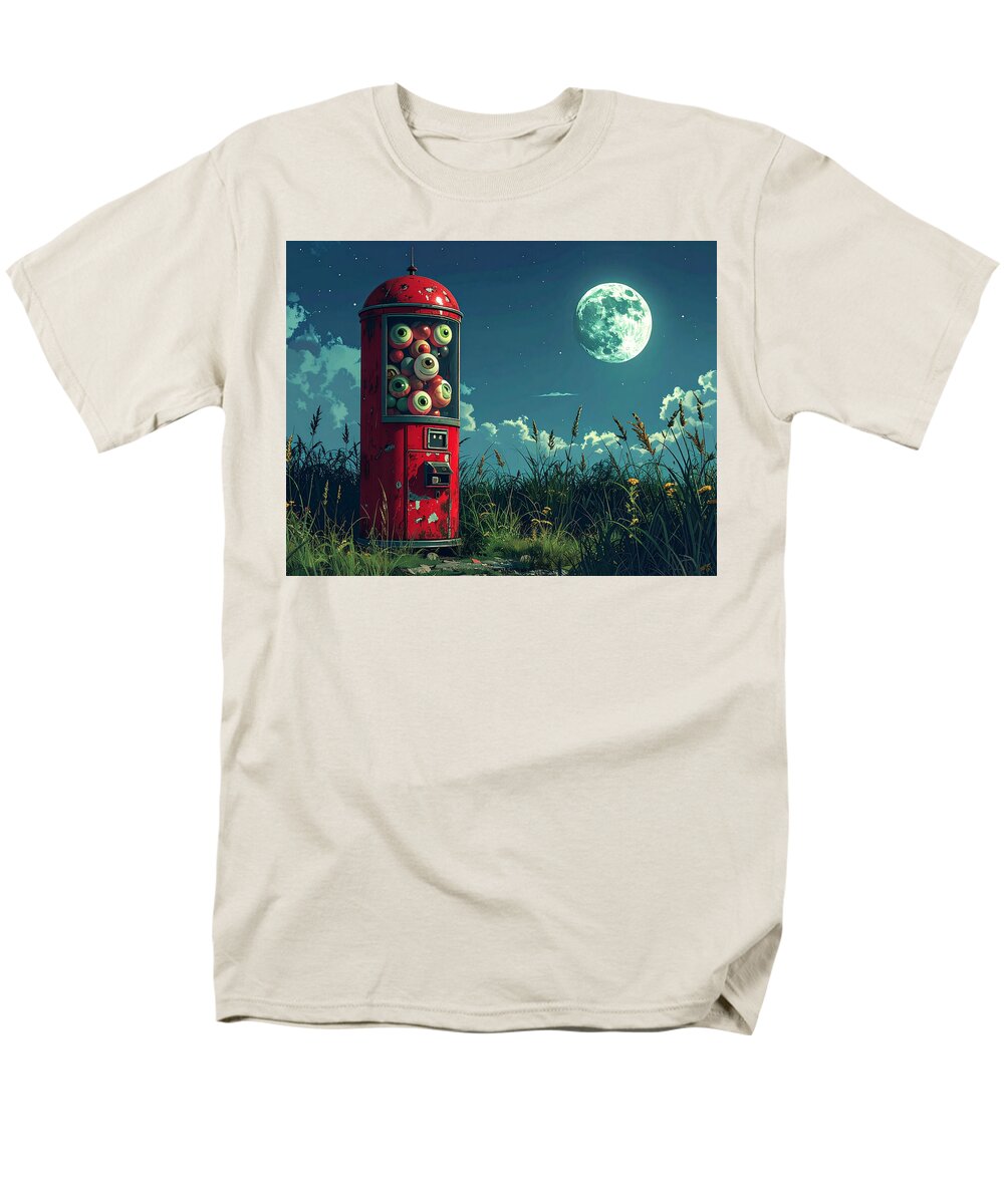 Eerie Eyeball Vending Machine - Men's T-Shirt  (Regular Fit)