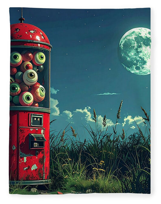 Eerie Eyeball Vending Machine - Blanket