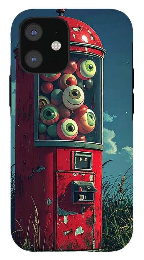 Eerie Eyeball Vending Machine - Phone Case