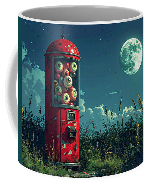 Eerie Eyeball Vending Machine - Mug